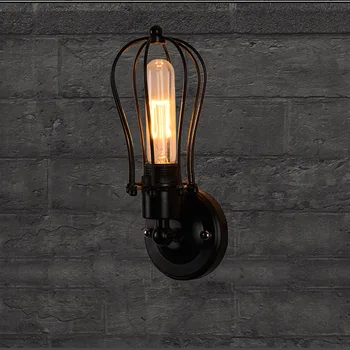 

Wall Sconces Novelty Glass Lampshade Industrial Vintage Country Wall Light Bar Cafe Store Room Decorative Wall Lamps E27