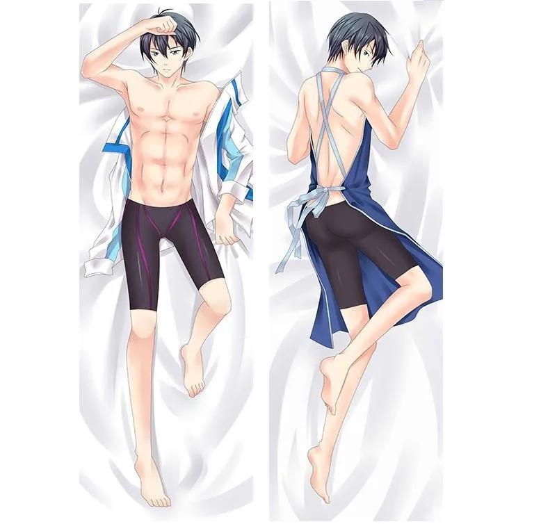 Anime Iwatobi Swim Club Free! Haruka Nanase Dakimakura Pillow Cover Case wholesale