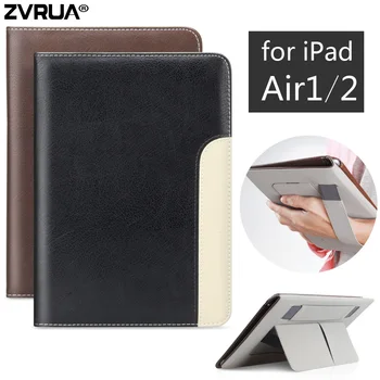 

ZVRUA Fashion PU Leather Tablet Smart Cover Case for Apple iPad Air 1 2 Air2 /Have Sleep and Wake function