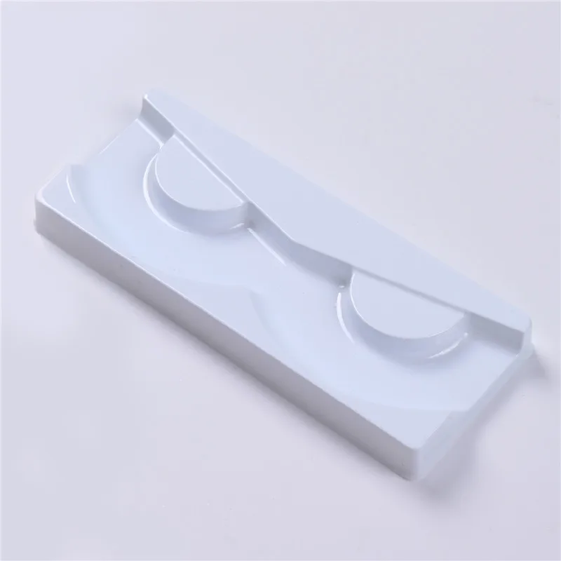 

Large size Fasle Eyelash packing box white clear color packaging box eyelash cases