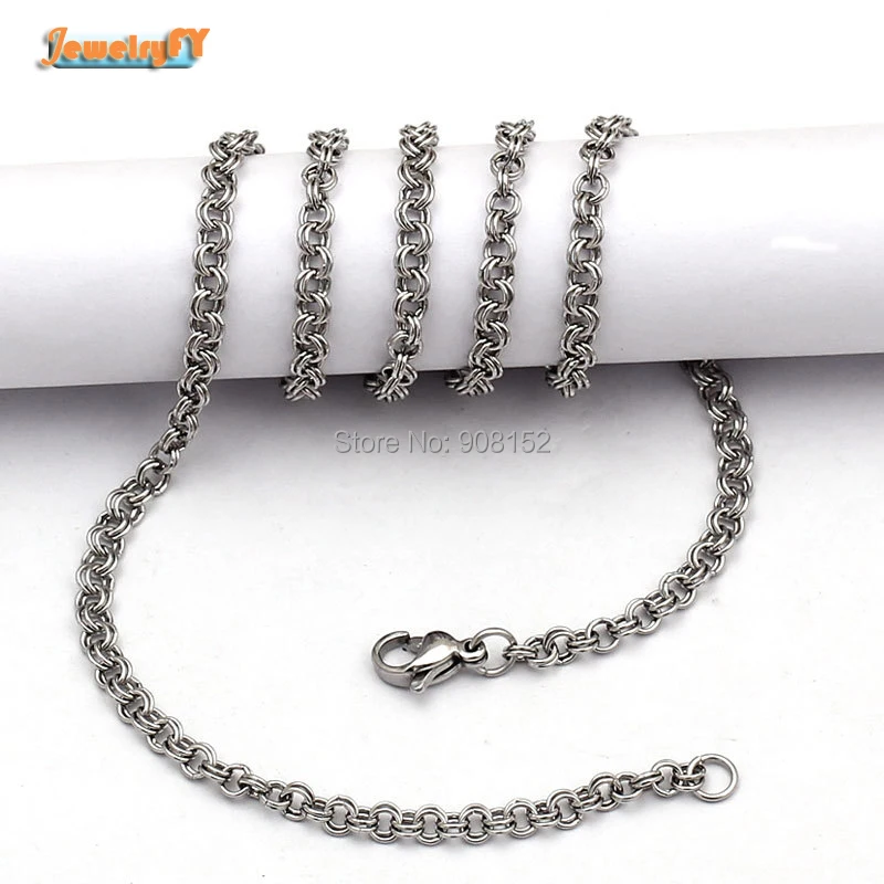 Buy 3mm*55cm 316L Titanium Stainless Steel Double
