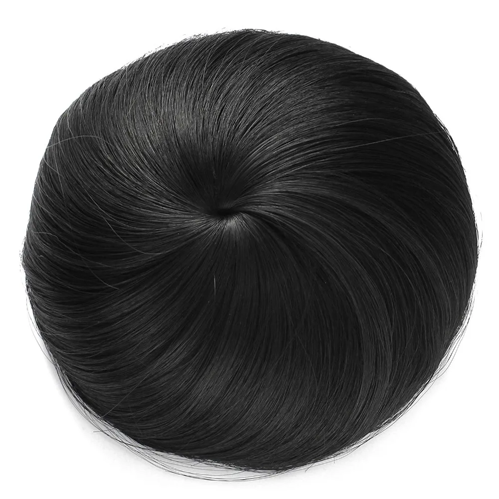 BESTUNG прямой пончик-шиньон наращивание синтетических волос шнурок пучок волос для женщин