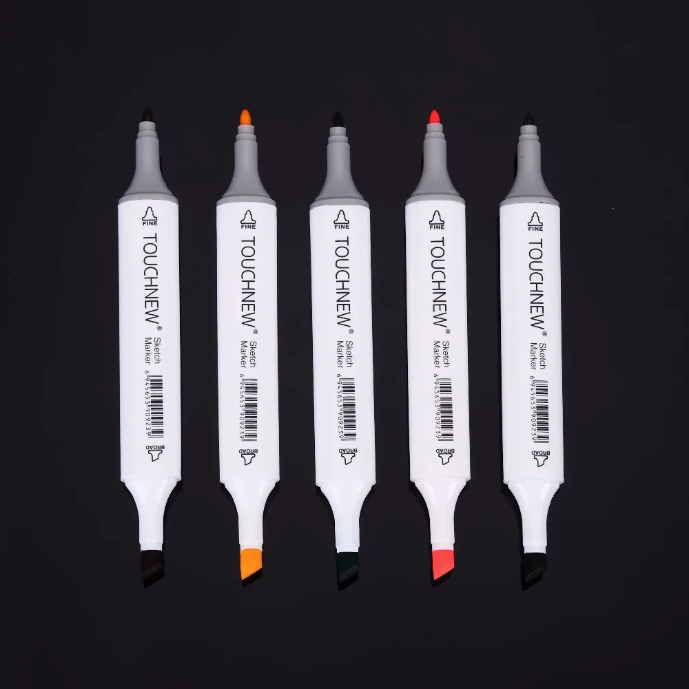 Marcadores da Arte touchnovidade marcador arte 30/40/60/80 cores Art Marker School Student Stationery : Artist Designer Tools