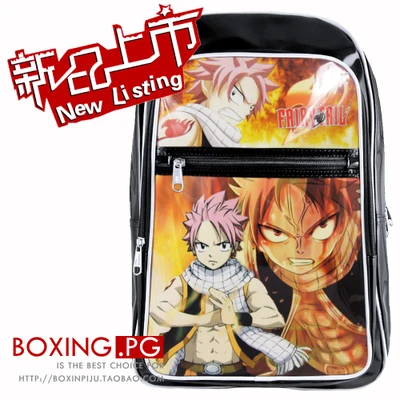 

Anime Fairy Tail Cosplay Cos Etherious Natsu Dragneel New tide package waterproof bag leisure backpack child birthday gift