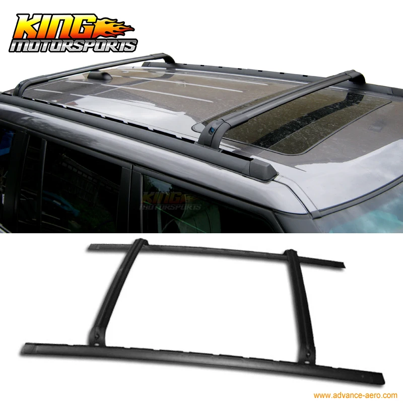 

Fits 02-12 Land Rover Range Rover L320 HSE Roof Rack OE Factory Style Set Black