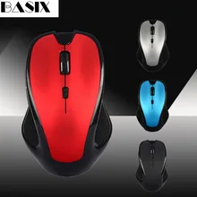 Basix, Беспроводная игровая мышь, 1200 dpi, оптическая эргономичная мышь, профессиональная мини USB мышь, геймер, для компьютера, ПК, ноутбука, мышь