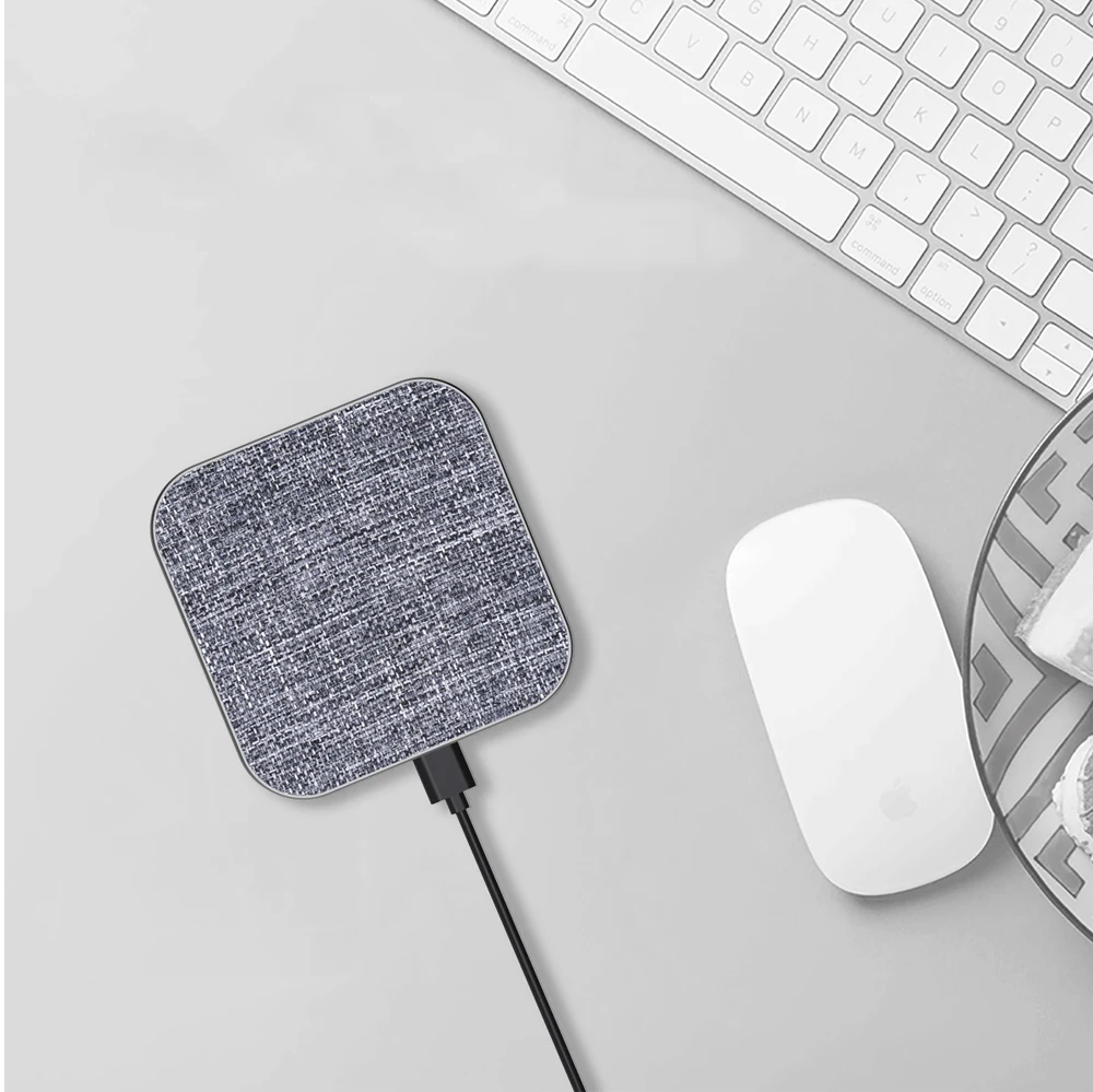 Ascromy 10W Wireless Charger QI Fast Charging Pad for iPhone Xs Max XR X 10 8 Plus 8plus Xiaomi Samsung Galaxy S9 S8 S10 Note 9 Cordless Accessories (8)