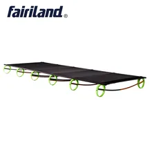 Складная кемпинговая кровать Сверхлегкий походный коврик для кроватки уличная спальная кровать военный туристический матрас для палатки путешествия больница Новинка