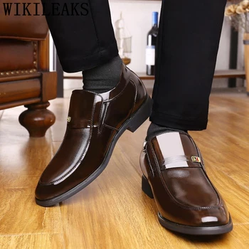 

Winter Shoes Mens Dress Boots Formal Dress Ankle Boots Men Office Shoes Brand Business Shoes Men Ankle Boots Sepatu Slip On Pria