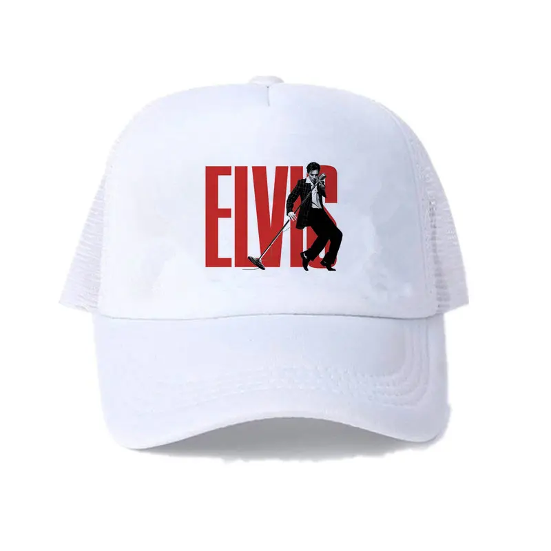 Винтаж Элвис Пресли Кепки Elivis рок н ролл Trucker Hat Грейсленд Snapback EP рисунок Танцы хип