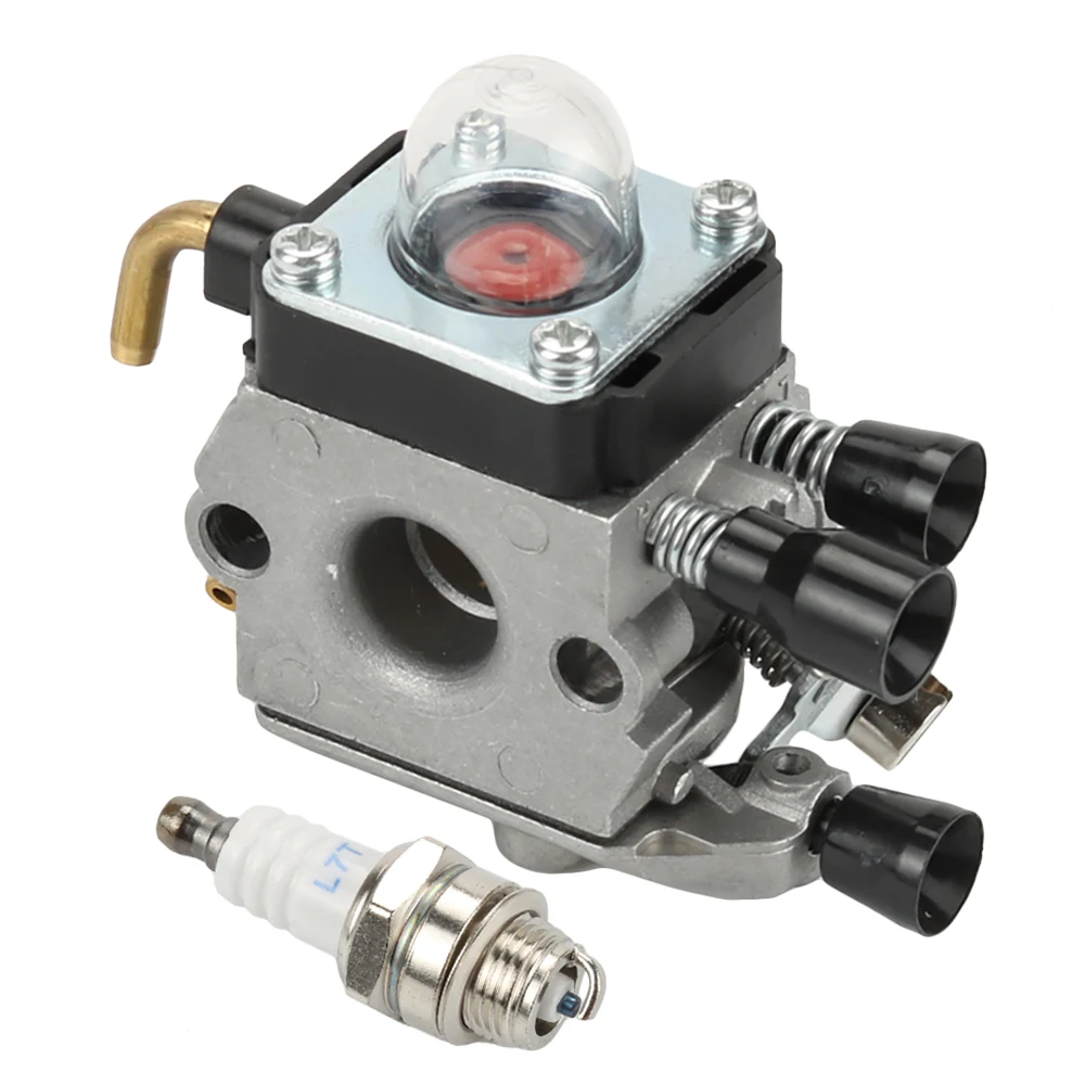 Карбюратор с свечей зажигания для FS38 FS45 FS46 FS46C FS55 FS55R KM55R C1Q S97A Carb|Бензопилы| |