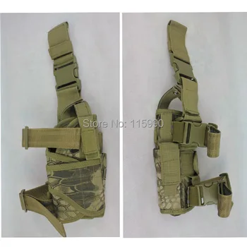 

Kryptek Tactical Drop Leg Pistol Holster Pouch Bag airsoft gun holster Mardrake Drop leg Holoster Kryptek Holster