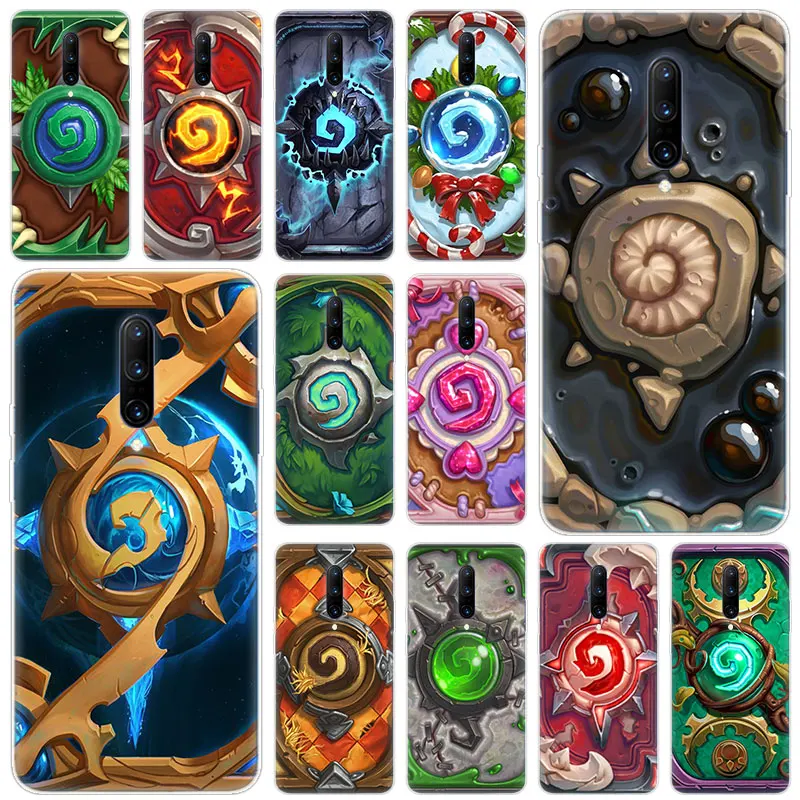 Hot Hearthstone Heroes of Warcraft Soft Silicone Fashion Transparent Case For font b OnePlus b font