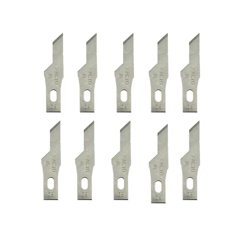 16# 10 pcs Blades for Wood Carving Tools Engraving Craft Sculpture Knife Scalpel Cutting Tool PCB Repair-2