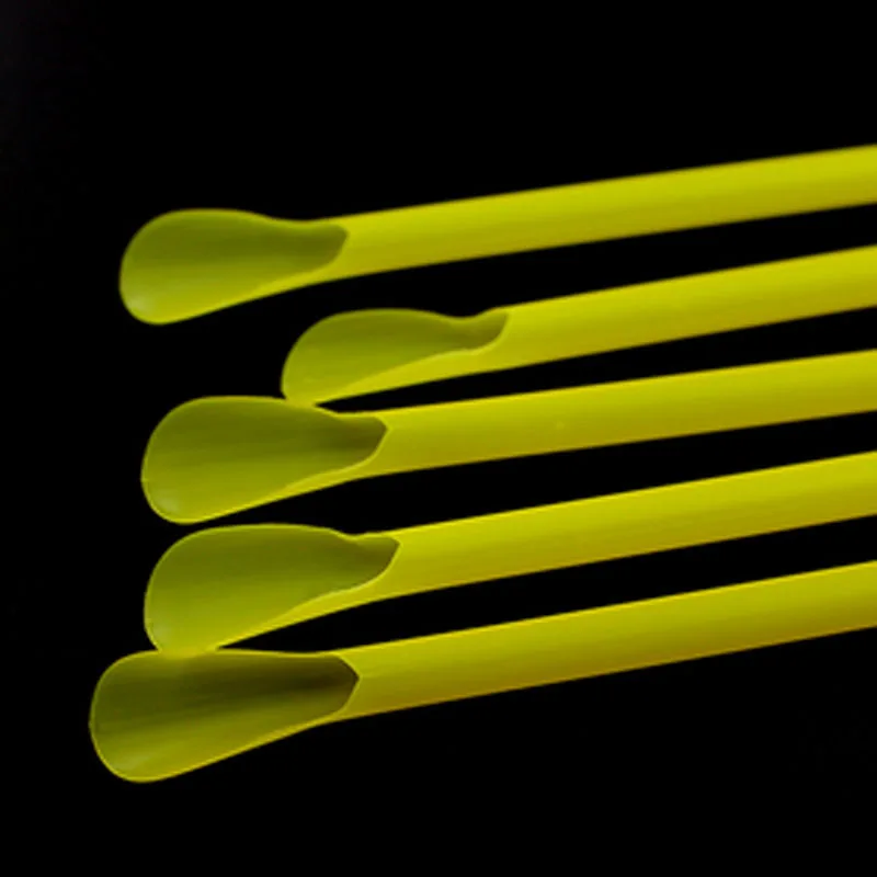 Creative Design 19cm Yellow Juice Drinking Straw Thicken Disposable