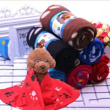 Высокое качество, коврик для хомячков, одеяло, коврик для домашних животных, кошек, собак, щенков, теплая кровать, с рисунком лапы, чехол, продукт для домашних животных# XT