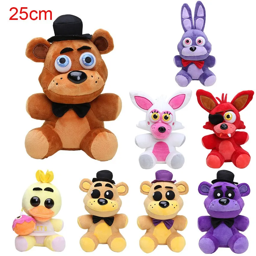 20-25 см FGHGF Five Nights At Freddy 4 FNAF Золотая лисица Фредди Бонни и Чика плюшевые игрушки |