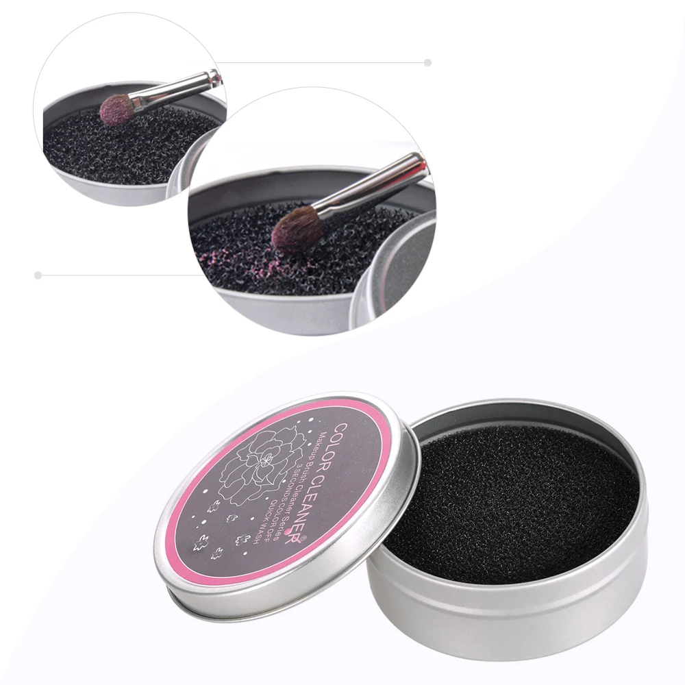 

Color Cleaner Makeup Brush Cleaning Tools Color Removal Dry Clean Sponge Brush Absorb Cosmetic Clean Brush Color Switch Box