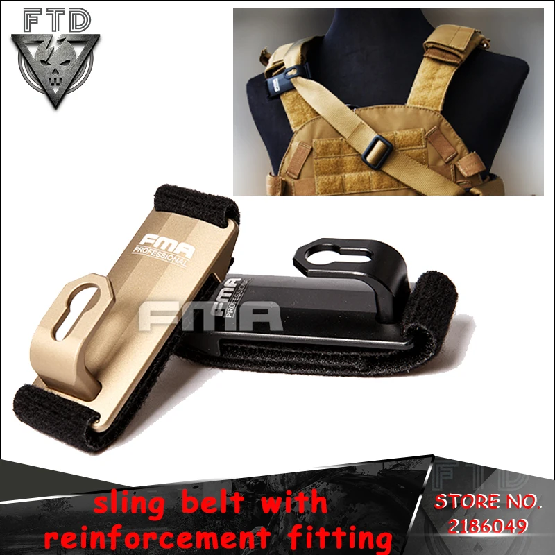 

FMA Tactical Sling Belt With Reinforcement Fitting Aluminum Version BK DE FG TB1150