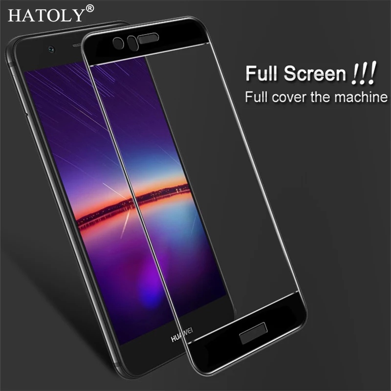 

1PCS Tempered Glass For Huawei Nova 2 Plus Screen Protector Full Cover for Huawei Nova 2 Plus 3D Curved Edge Film HATOLY