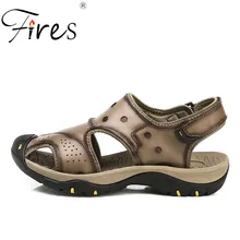 Срабатывает новые летние модные мужские сандалии Большие размеры 38-45 модная повседневная обувь мужской амортизация подошвы Для мужчин для отдыха сандалии