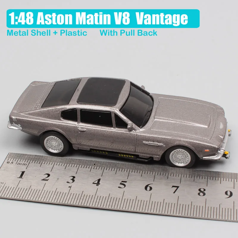 1:48 масштаб James Bond 007 Aston Matin DB5 DBS V8 Vantage Toyota 2000 GT Lotus Esprit jet оттягивающийся литой под давлением модель автомобиля игрушка - Цвет: Aston Matin V8 Vant