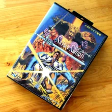 Saint Sword 16 Bit MD Game Card with Retail Box for Sega MegaDrive & Genesis Video Game console system