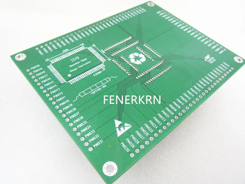  Clamshell QFP100 TQFP100 LQFP100 IC51-1004 -814-1 0.65mm IC Burning Adapter testing seat Test Socke