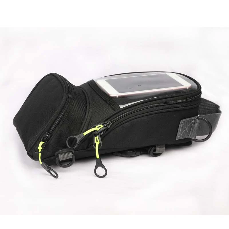 Водонепроницаемая Магнитная сумка для мотоцикла для навигации по мобильному телефону топливный масляный мешок пакет двигателя с фиксирующие Петли Многофункциональный