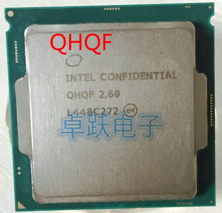 QHQF Инженерная версия INTEL I7 cpu Q0 SKYLAKE как QHQG 2,6G 1151 8WAY 95W DDR3L/DDR4 графическое ядро HD530