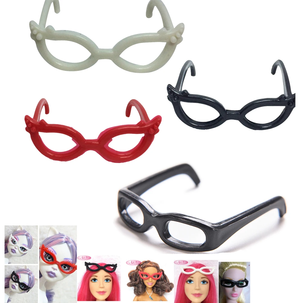 Аксессуары для кукол NK 4 шт./компл. различные пластиковые очки Monster High кукольный