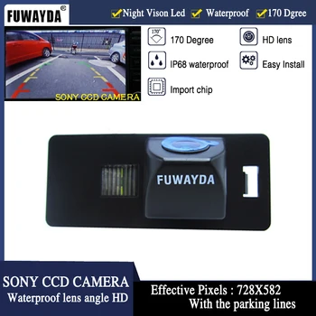 

FUWAYDA NIGHT VISION SONYCCD Chip Car RearView Reverse BACKUP CAMERA for AUDI A1 A4 (B8) A5 S5 Q5 TT / PASSAT R36 5D WATERPROOF