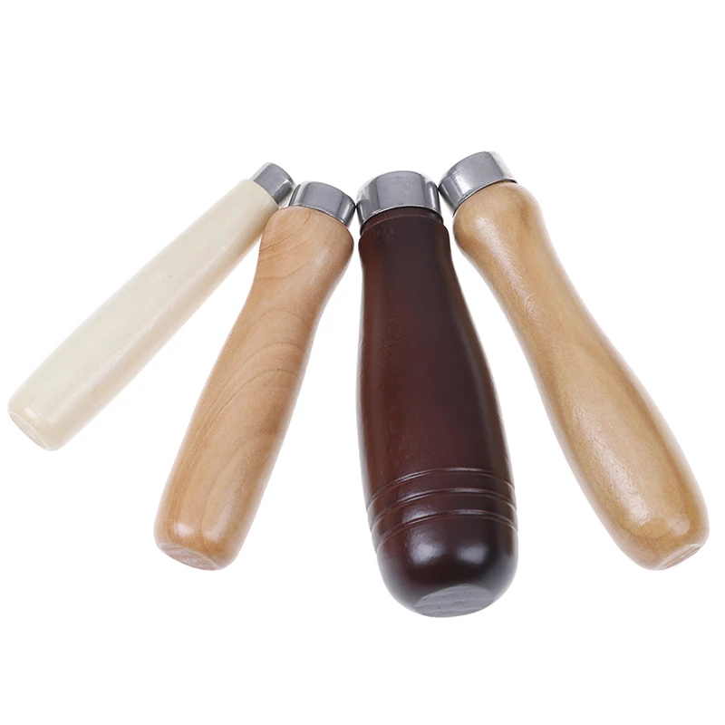 

3Pcs Wooden File Handle Fit Home Tool Stainless Steel Ring Hardwood DIY Gifts