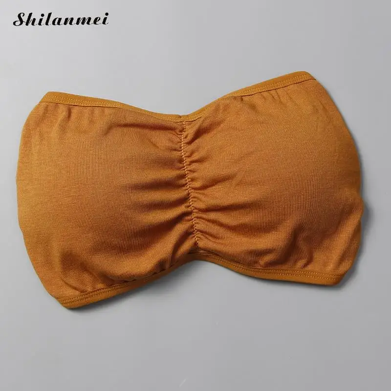 2018 Women Strapless Tube Top Cross Sexy Bra Crop Tops Padded Bandeau Top Blusa De Renda Cotton Solid Black Tube Bra Bralette 2018 Women Strapless Tube Top Cross Sexy Bra Crop Tops Padded Bandeau Top Blusa De Renda Cotton Solid Black Tube Bra Bralette