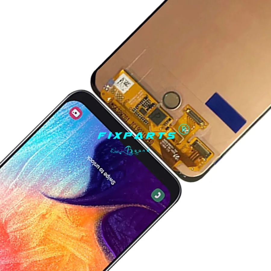 Супер AMOLED lcd для SAMSUNG Galaxy A50 A505 дисплей кодирующий преобразователь сенсорного экрана в сборе A50 A505F lcd для SAMSUNG A50