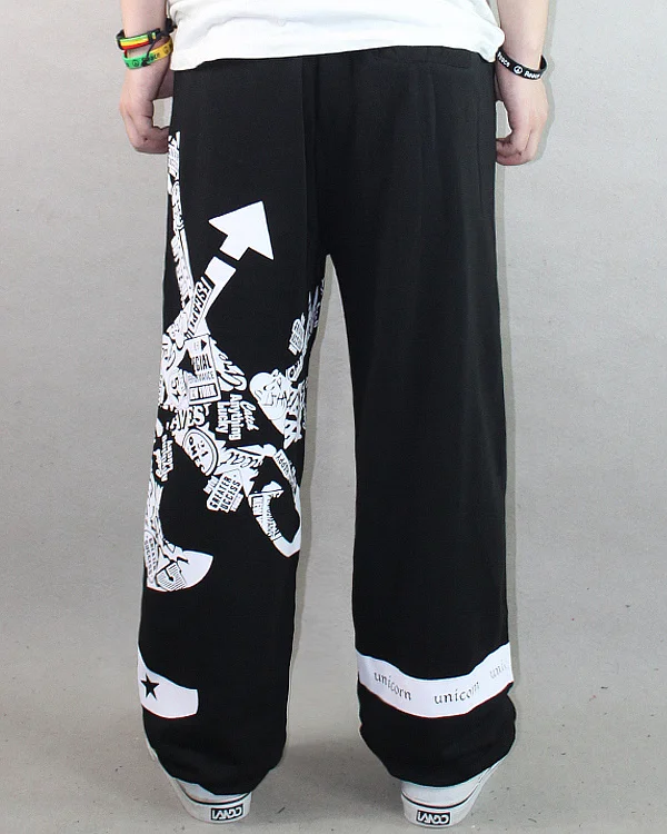 Бренд Мужская одежда Мотобрюки хип-хоп танец хлопок любителей свободные Большие размеры повседневные штаны