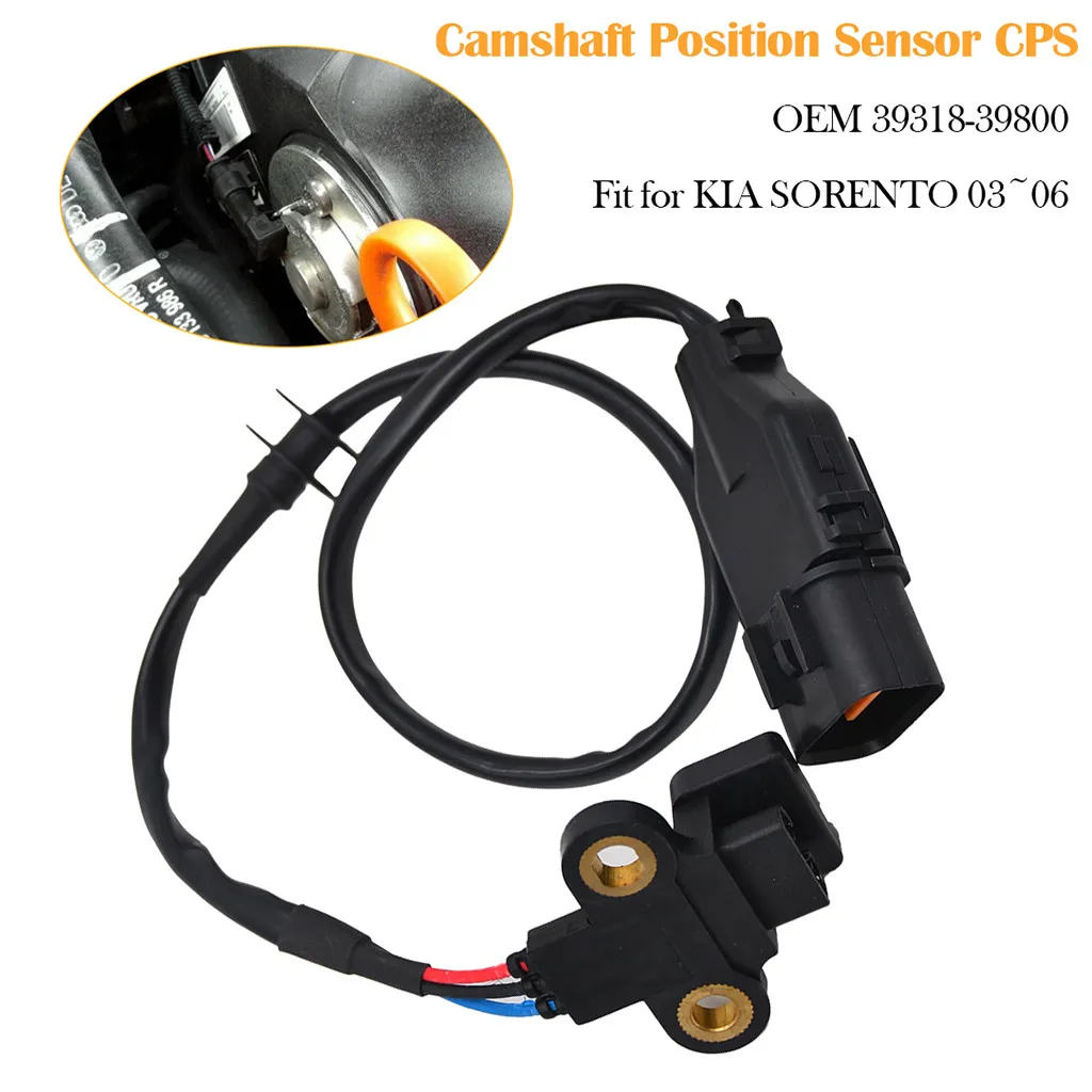 

Camshaft Position Sensor CPS For Kia Sorento 2003 2004 2005 2006 OEM 39318-39800 engine tempering Idle speed instability 8X