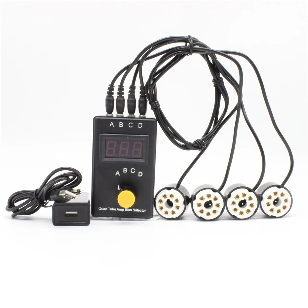

EL34 KT88 5881 6L6 6V6 KT66 6550 Quad Tube Amp Bias Match Meter Tester Suzier T1