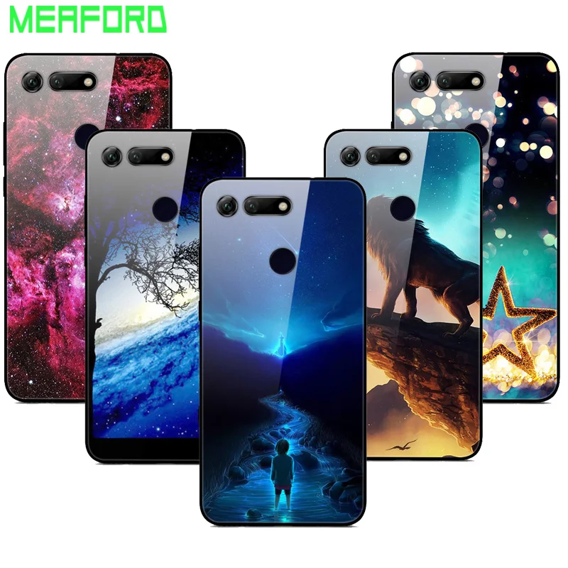 For Huawei Honor View 20 Case Tempered Glass Space Cover Back for lite Honor20 Pro | Мобильные телефоны и аксессуары
