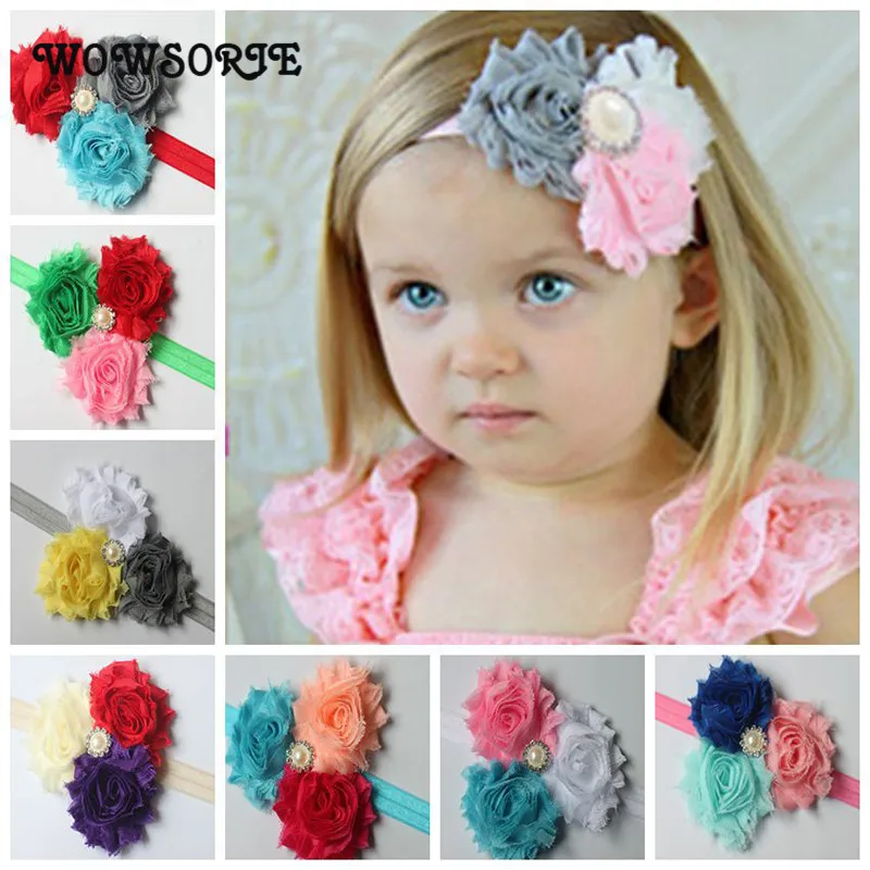 Wowsorie 2018 Girls Jewelry Hair Accessories Baby Children Chiffon