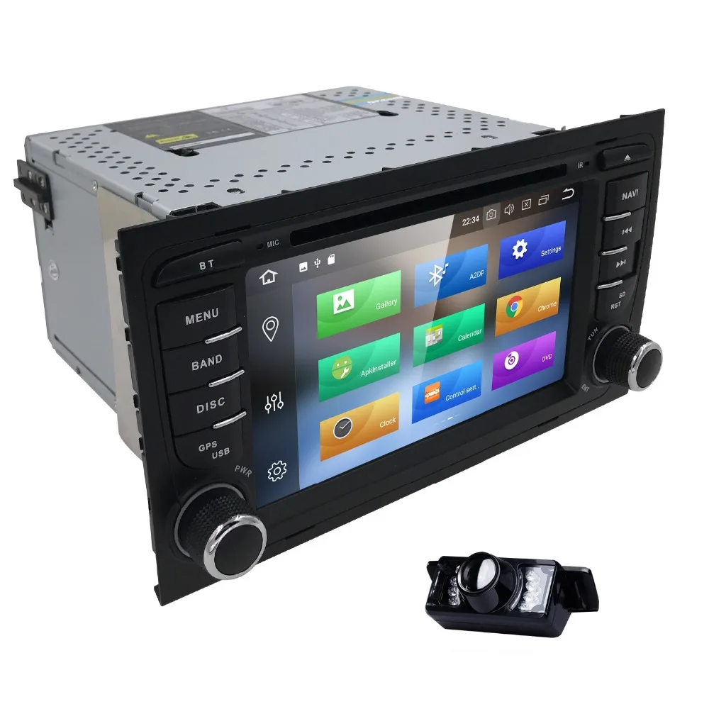 

7" Touch Screen Car DVD GPS for Audi A4 B6 B7 8H Android 8.0( 2002-2008) year with Wifi 4G GPS Bluetooth Radio RDS USB 4G+32G CD