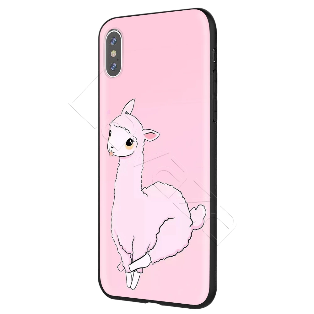 Чехол Lavaza No Prob Lama Llama Alpacas для iPhone 11 Pro XS Max XR X 8 7 6 6S Plus 5 5S se - Цвет: 9