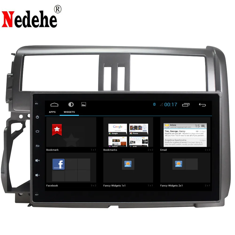 Nedehe 9 дюймов android 8 1 автомобильный dvd для Toyota prado 2010 2011 2012 2013 Радио gps навигация