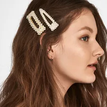 Новые модные заколки для волос женские жемчужные заколки для волос свадебные ювелирные аксессуары Mujer Корейский Стиль Золотая заколка для волос для девочек