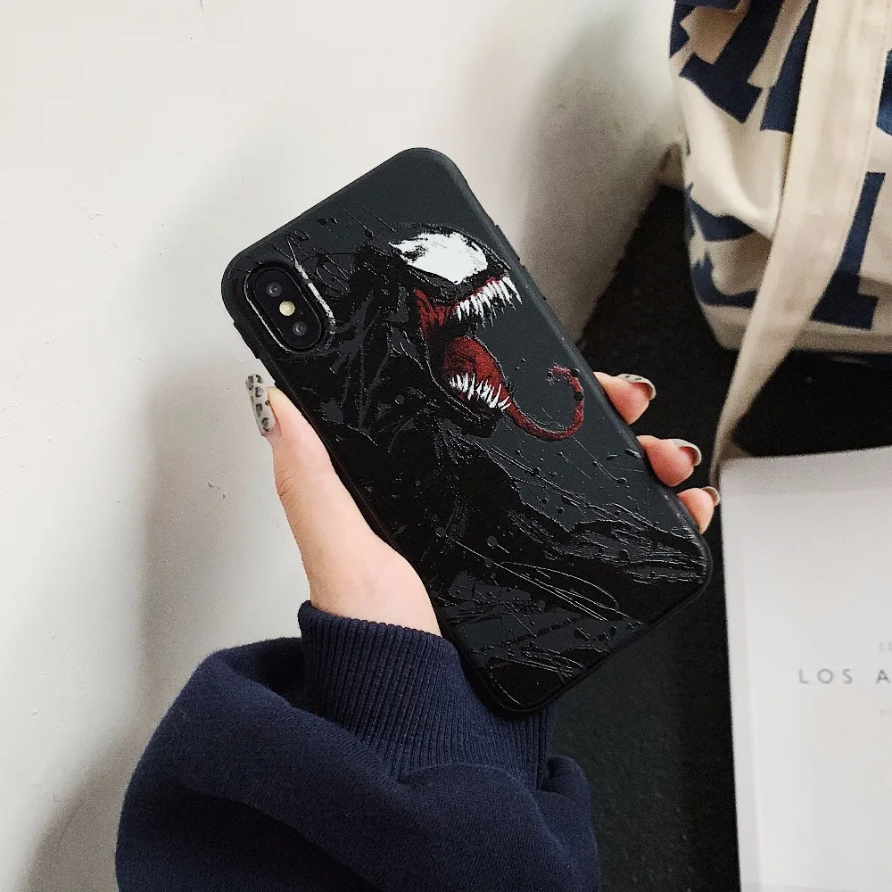 New Cute Cartoon Poisonous Toxic Liquid TPU Case For Apple iphone 6 7 8 Plus X XR XS Max Cover 6plus 7plus 8plus XSMax Soft | Мобильные