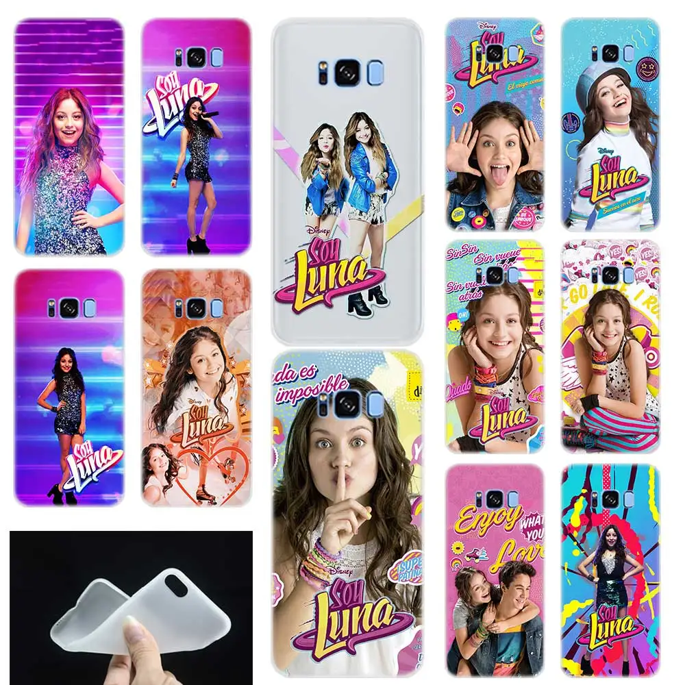 

Soy Luna Pattern Soft TPU Silicone Phone Back Case Cover For Samsung Galaxy S6 S7 Edge S8 S9 Plus S10 plus E Note 8 9 10 pro