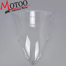 Motoo – Motorcycle Wind Deflectors Wind shield Windshield WindScreen Double Bubble for YAMAHA YZF-R6 R6 2003-2005