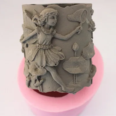 Lotus Pond soap mold / hand made soap silicone mold / silica gel mold