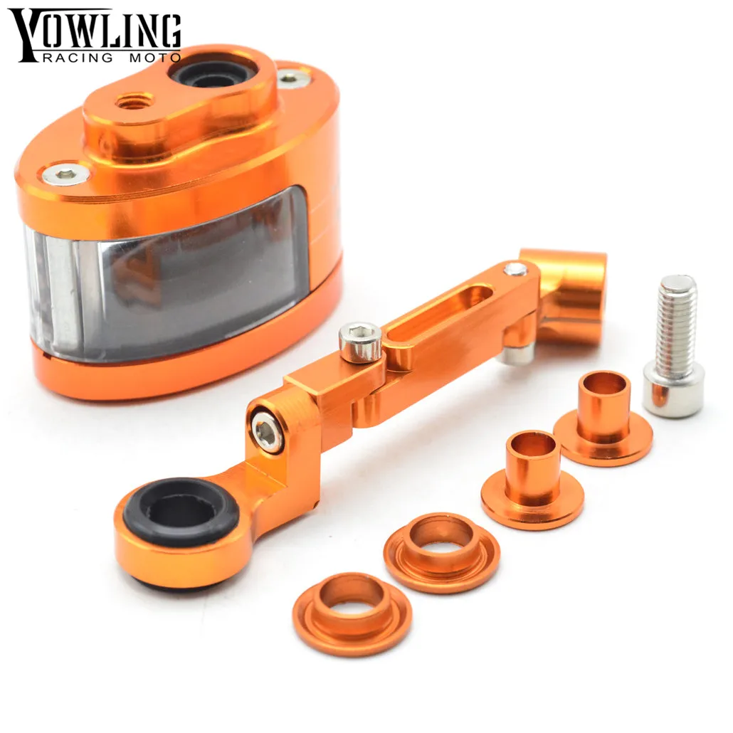 Universal Motorcycle Brake Fluid Reservoir Oil Tank with mounting kit