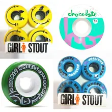 2015 4pcs/Set Skate Wheels High-Density PU 52mm Gril Blue Durable Street Skateboard Wheels